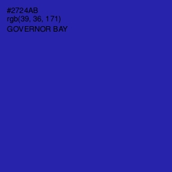 #2724AB - Governor Bay Color Image