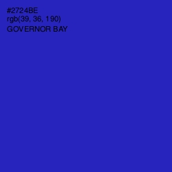 #2724BE - Governor Bay Color Image