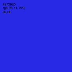 #2729E5 - Blue Color Image