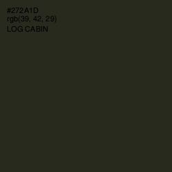 #272A1D - Log Cabin Color Image