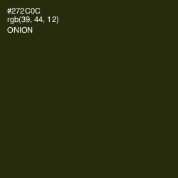 #272C0C - Onion Color Image