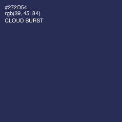 #272D54 - Cloud Burst Color Image