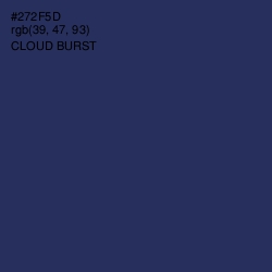 #272F5D - Cloud Burst Color Image