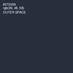 #27303A - Outer Space Color Image