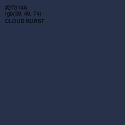 #27314A - Cloud Burst Color Image