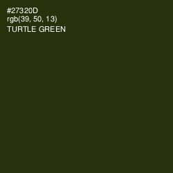 #27320D - Turtle Green Color Image