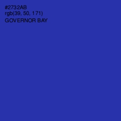 #2732AB - Governor Bay Color Image