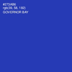 #273AB6 - Governor Bay Color Image