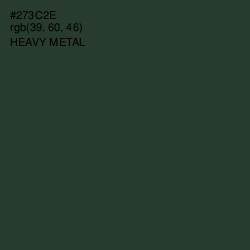 #273C2E - Heavy Metal Color Image