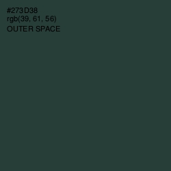 #273D38 - Outer Space Color Image