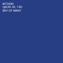 #273E84 - Bay of Many Color Image