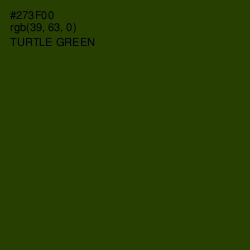 #273F00 - Turtle Green Color Image