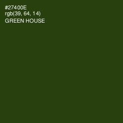 #27400E - Green House Color Image