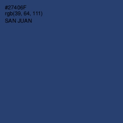 #27406F - San Juan Color Image