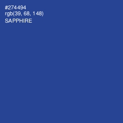 #274494 - Sapphire Color Image