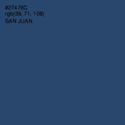 #27476C - San Juan Color Image