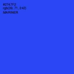 #2747F2 - Mariner Color Image