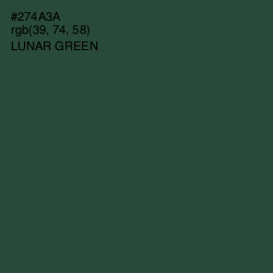 #274A3A - Lunar Green Color Image