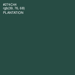 #274C44 - Plantation Color Image