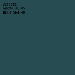 #274C52 - Blue Dianne Color Image