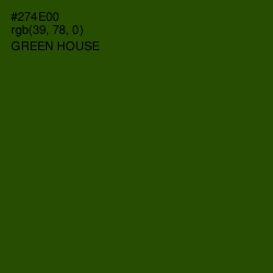 #274E00 - Green House Color Image