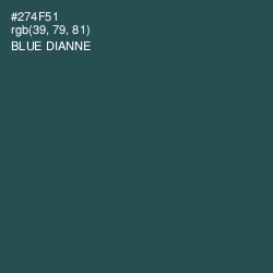 #274F51 - Blue Dianne Color Image