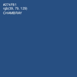 #274F81 - Chambray Color Image