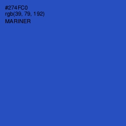 #274FC0 - Mariner Color Image