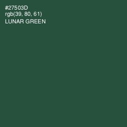 #27503D - Lunar Green Color Image