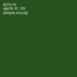 #27511E - Green House Color Image