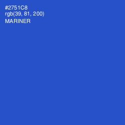 #2751C8 - Mariner Color Image