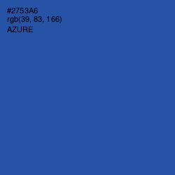 #2753A6 - Azure Color Image