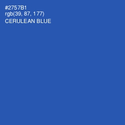 #2757B1 - Cerulean Blue Color Image