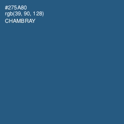 #275A80 - Chambray Color Image