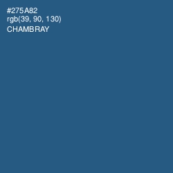 #275A82 - Chambray Color Image