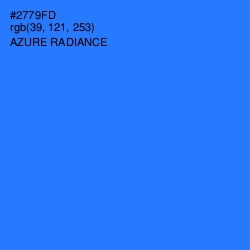 #2779FD - Azure Radiance Color Image