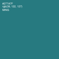 #277A7F - Ming Color Image