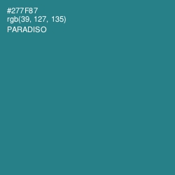 #277F87 - Paradiso Color Image