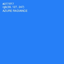 #277FF7 - Azure Radiance Color Image