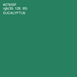 #27805F - Eucalyptus Color Image