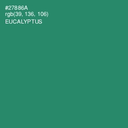 #27886A - Eucalyptus Color Image