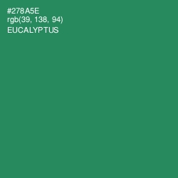 #278A5E - Eucalyptus Color Image