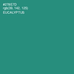 #278E7D - Eucalyptus Color Image