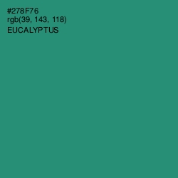 #278F76 - Eucalyptus Color Image