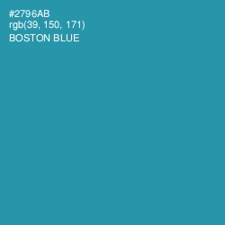 #2796AB - Boston Blue Color Image