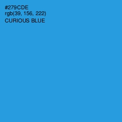 #279CDE - Curious Blue Color Image