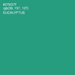 #279D7F - Eucalyptus Color Image