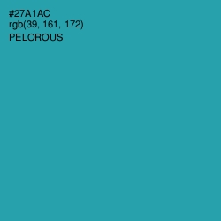 #27A1AC - Pelorous Color Image