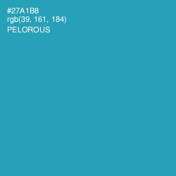 #27A1B8 - Pelorous Color Image