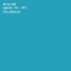 #27A1BB - Pelorous Color Image